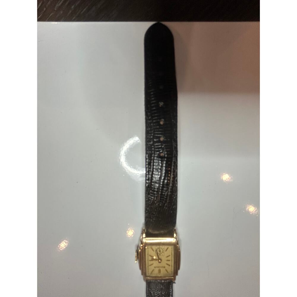 Bulova art deco swiss power 10K rolled gold plate watch - Picture 4 of 10